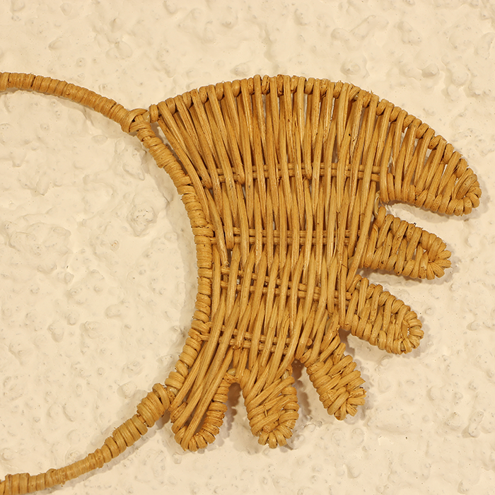 Rattan Duvar Dekoru Melek Rattan Duvar Dekoru 30 cm