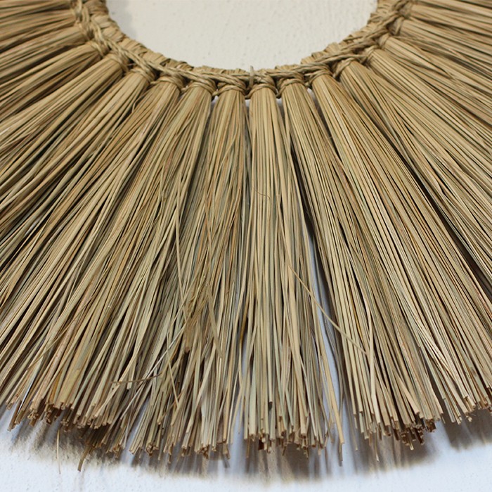 Rattan Duvar Dekoru Simge Deniz Sazı 80x50x30 cm Duvar Dekoru