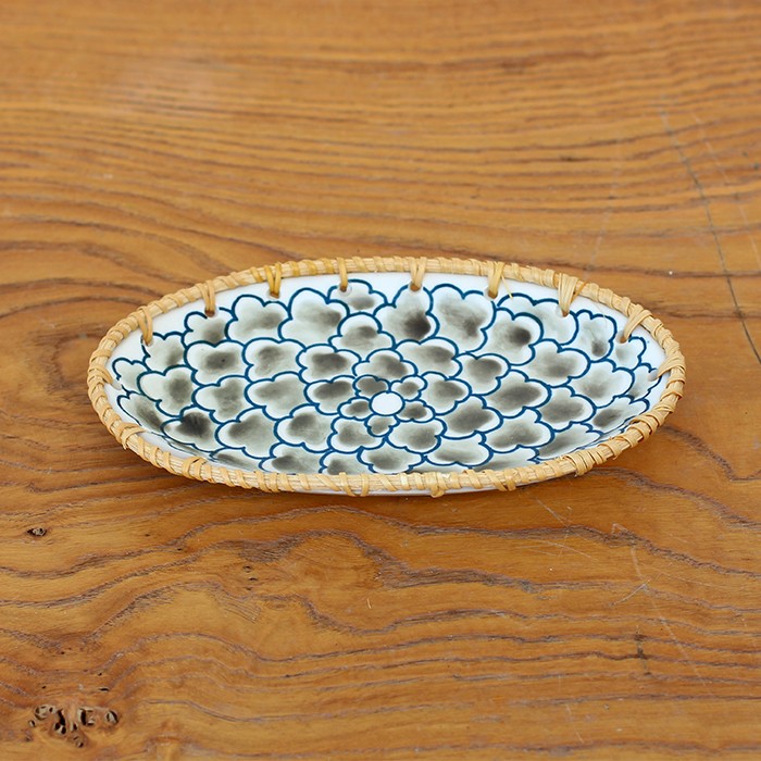 Dekoratif Tabak & Kase Rattan Çerçeveli El Yapımı Dekoratif Tabak & Kase Rattan Çerçeveli El Yapımı