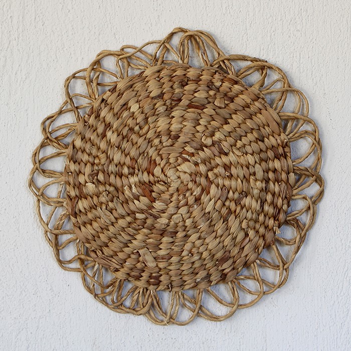 Rattan Duvar Dekoru Nilay Dekoratif 40x40 cm Supla &amp; Duvar Dekoru