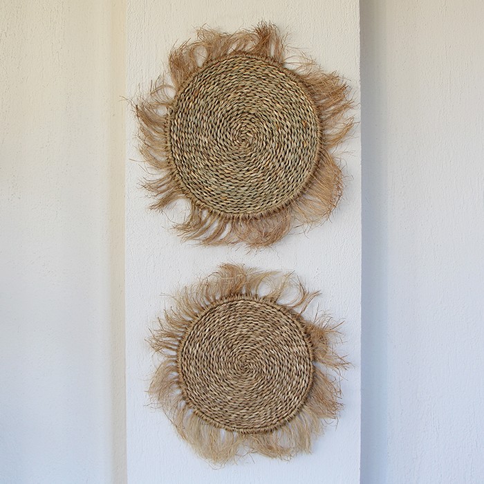 Rattan Duvar Dekoru Alagün Supla &amp; Duvar Dekoru 30 cm (42 cm saçaklı)